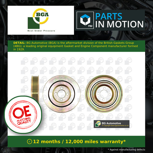 Crankshaft pulley fits - crankshaft,