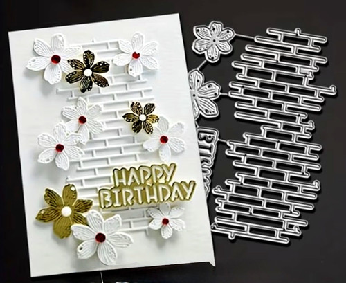 Happy birthday bricks - birthday, wall