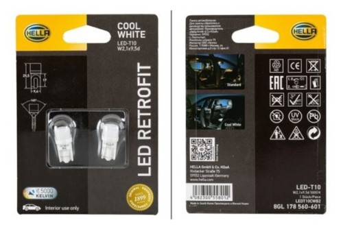 Hella glove box light bulb - light, led