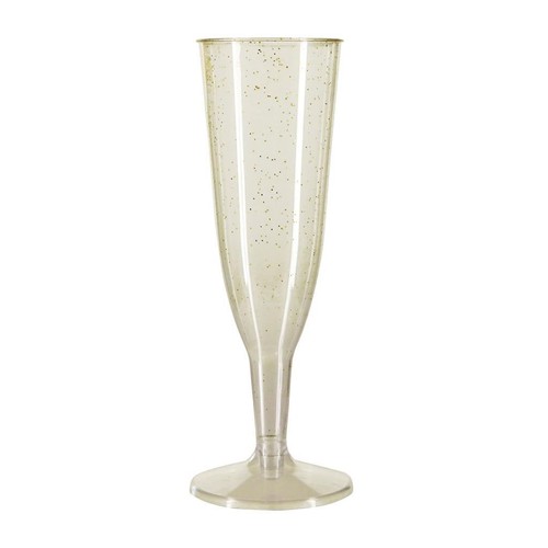 Gold glitter champagne - 6, x
