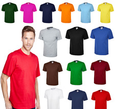 5 x Mens Plain T-Shirts Plus