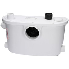 Macerator Pump Electric W220mm H329mm White Contemporary Contemporary Bathroom