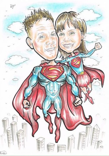 Personalised caricature from - personalised,