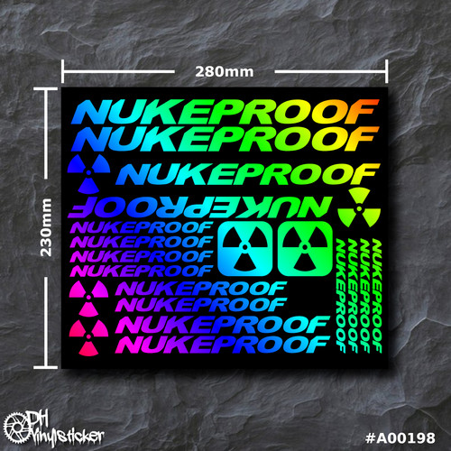 Nukeproof sticker hologram - hologram, |
