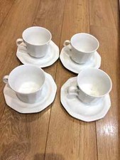 4 x Churchill White Ceramic