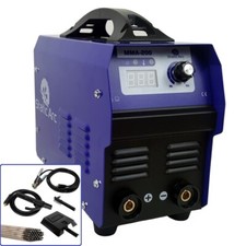 MMA 200 INVERTER WELDER DC ROD ARC ELECTRODE STICK WELDING KIT 200A