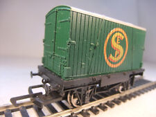 oo gauge Hornby R6294 - Conflat Container Load - Stobart - VGC Boxed (wrong box)