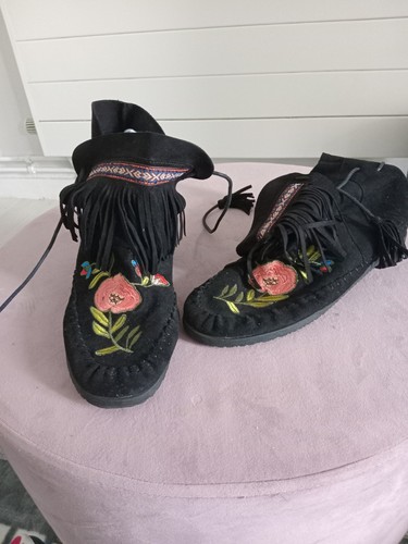 Festival suede moccasin ankle - suede,