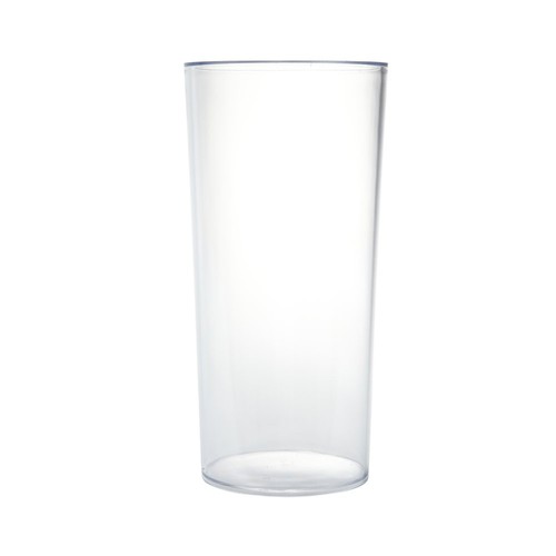 Clear acrylic cylinder - clear, vase