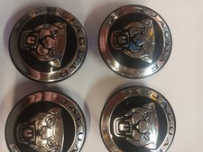 GENUINE JAGUAR BLACK ALLOY WHEEL CENTRE CAP BADGES BRAND NEW  XF XE F PACE XJ XK