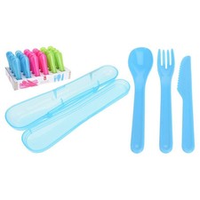3 Piece Travel Cutlery Set