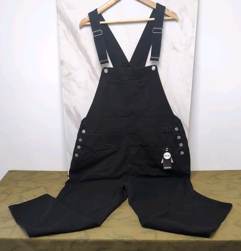 Boohoo black dungarees womens - dungarees,