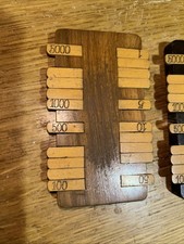 4 Antique Vintage Whist Markers Game Board Counters