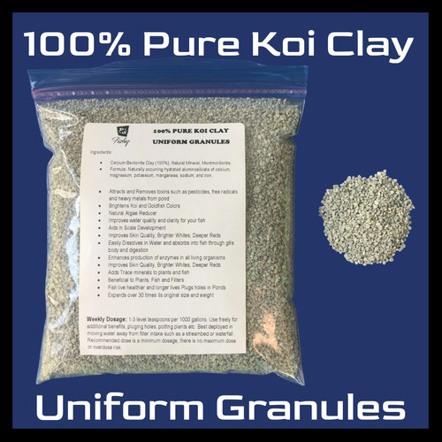 100 pure koi clay calcium - pure,