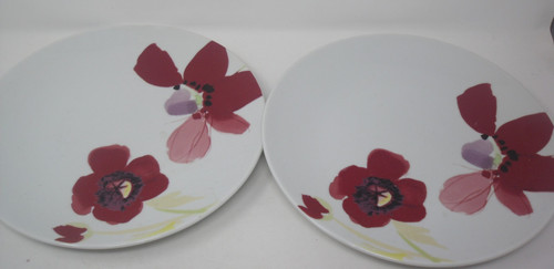 Sainsbury red flower - tu,