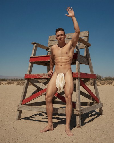 Gay interest male - interest, beach