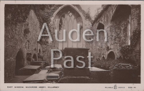 Rppc killarney muckross abbey - rppc,