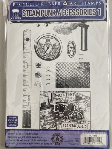 Recycled rubber stamp