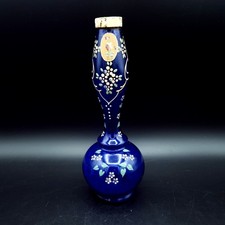 Antique bohemian glass bottle - bohemian,