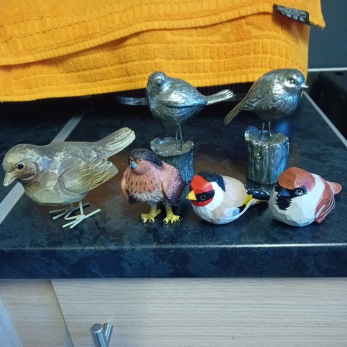 Bird figures various - 6,