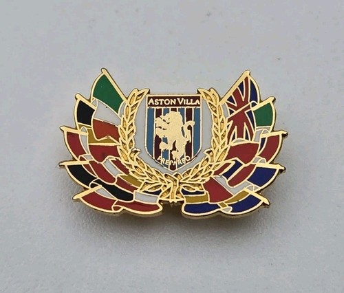 Aston villa vintage pin badge - pin,