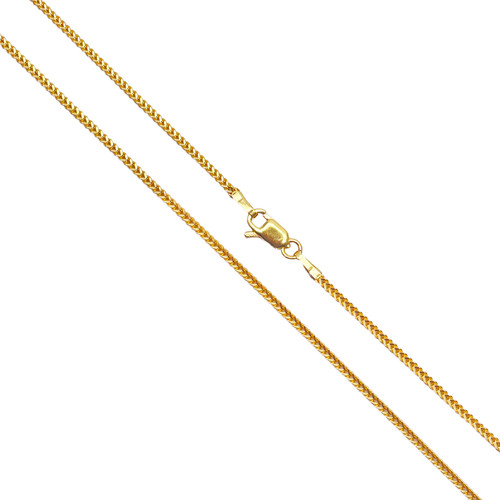 22ct yellow gold - yellow, foxtail