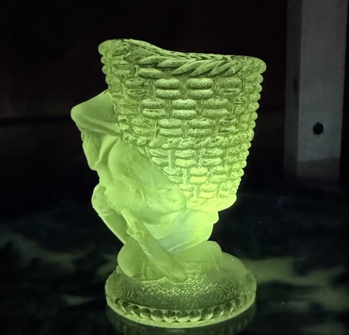 Antique glass french match - antique, uv