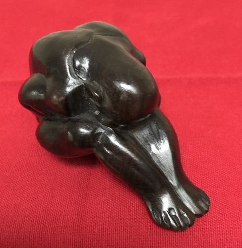 Hand carved weeping buddah - carved,