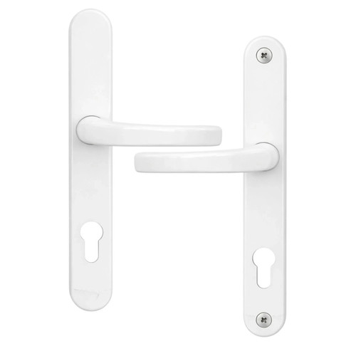 Upvc door handle set white - handle,