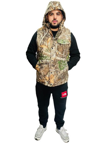 Realtree mens camo hooded vest - mens,