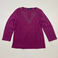 Casual Club Top 16 Purple Women's Long Sleeve Embellished Debenhams