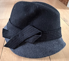 trilby cloche hat ladies black