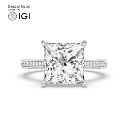 Princess diamond engagement - princess,