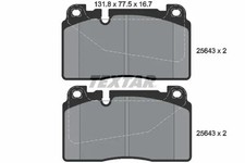 Brake pads 2564301 TEXTAR for AUDI PORSCHE