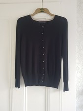 Marks & Spencer ladies black Button down cardigan - `Size 12 