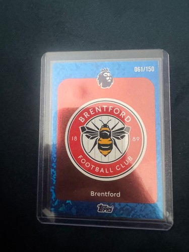 Brentford badge 150 - brentford, topps
