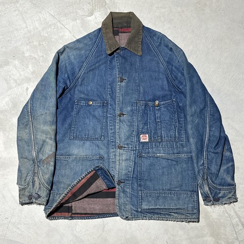 Vtg 1940s head light denim - light,