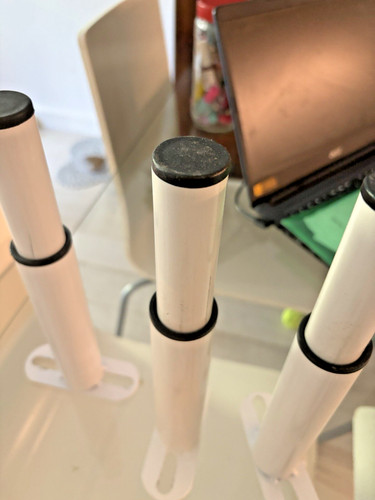 Extendable legs white cm - legs,