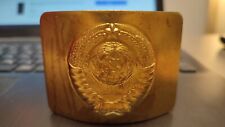 Vintage Soviet Buckle Belt State Emblem of the USSR Red Army Uniform Military