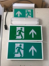 Fire Exit Illuminated Sign Emergency Exit Escape Man Shed Shop