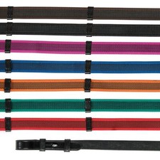 Shires Velociti Gara Continental Rubber Grip Reins | 7 Colours | 2 Sizes