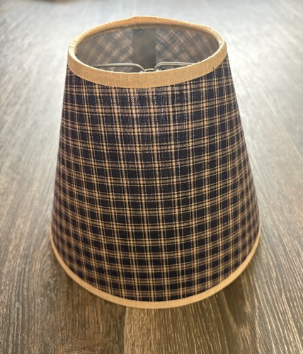 Vintage cottagecore blue plaid - blue,