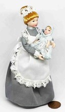 Dolls house nursery nanny - dolls,