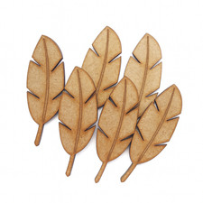 Feather Quill MDF Craft Shapes