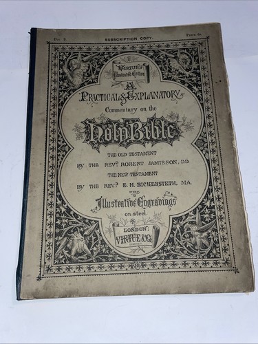 Unopened 1860s bible - unopened,