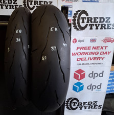 Bridgestone Racing Street RS  190/55/17 &120/70/17 Motorcycle Tyres Partworn  E8