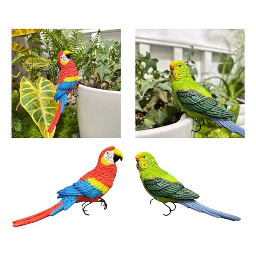 Realistic decorative parrot