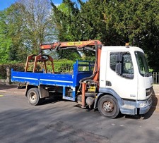 2012 DAF LF 45 Tipper Hiab Brick Grab 7.5T