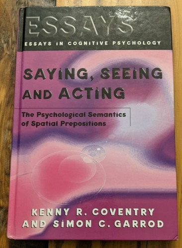 Saying seeing and acting - seeing,