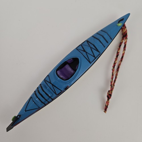 Touring blue kayak outside - touring,